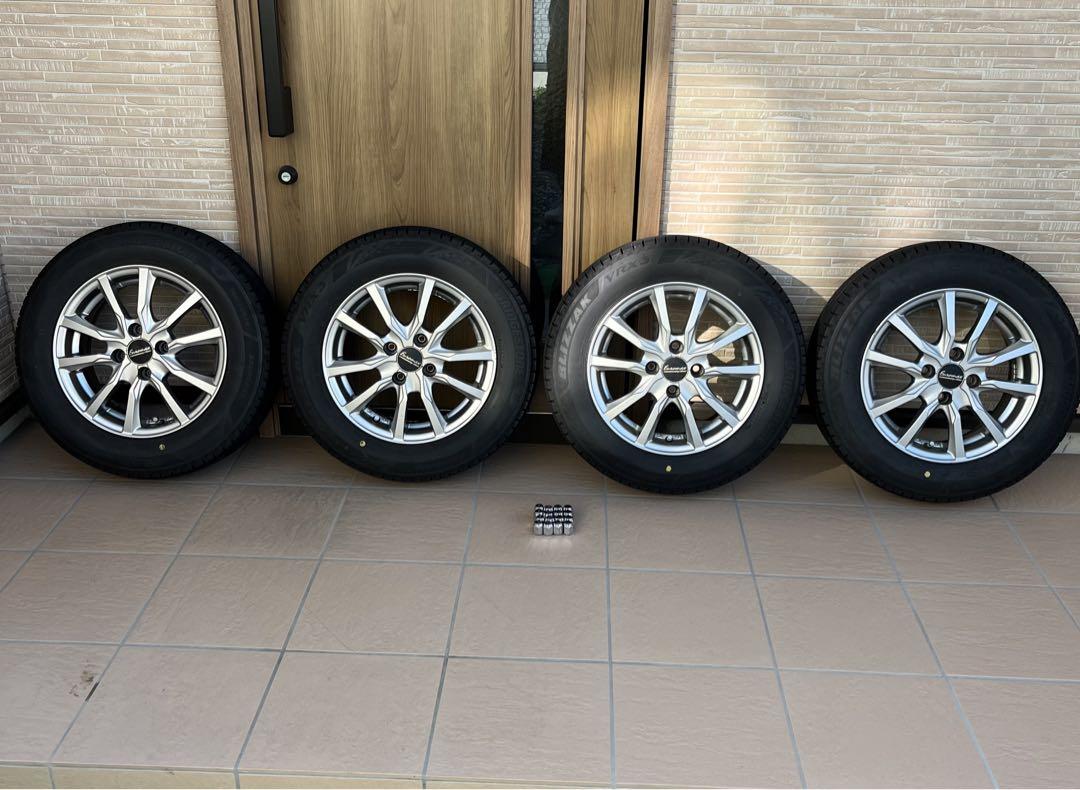 スタッドレスタイヤホイール付 165/70R14 81Q ブリヂストンブリザック