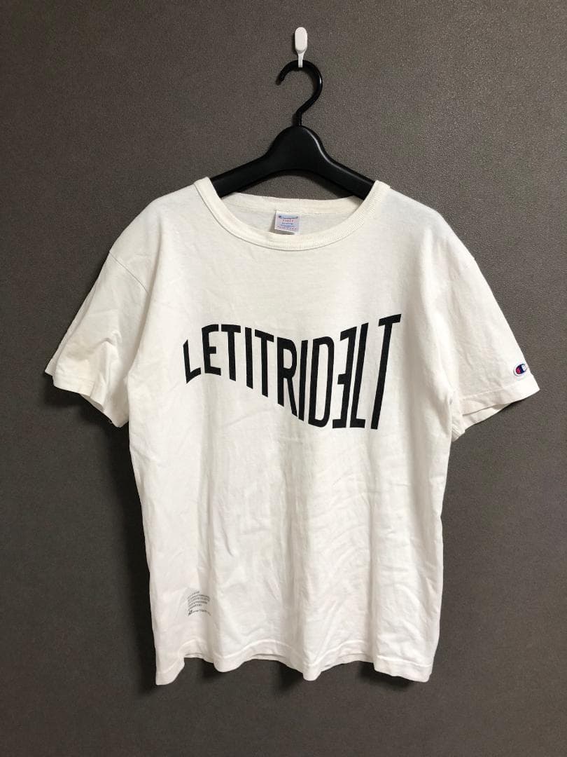 Let it Ride × Champion コラボ ロゴ Tシャツ