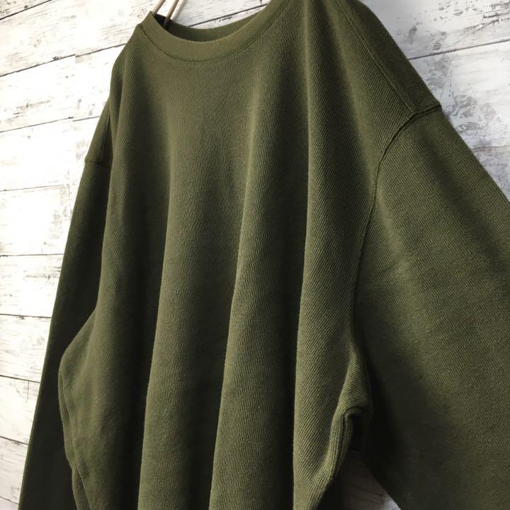 B65 【carhartt】ハンティング サーマルトレーナー【メンズXLT】緑