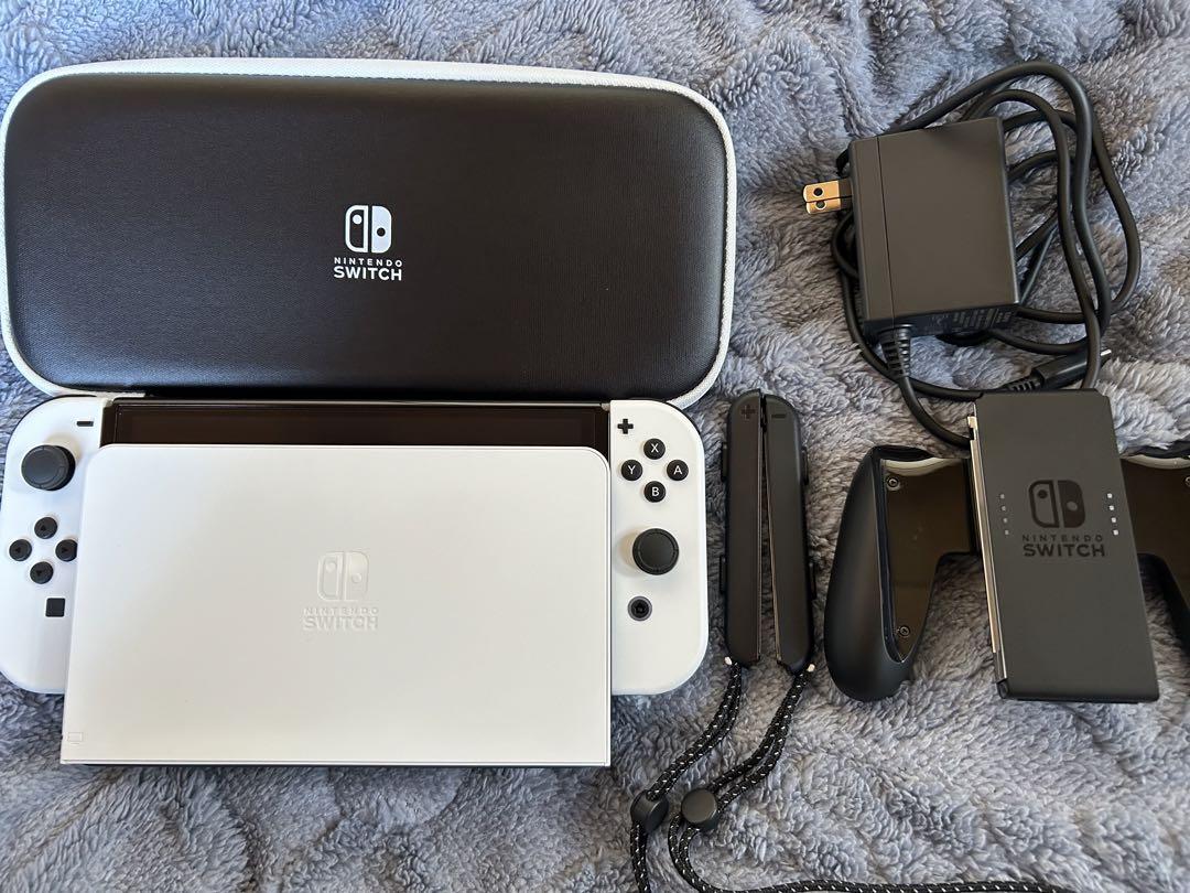 新品Switch本体有機EL JCホワイト+ おまけ
