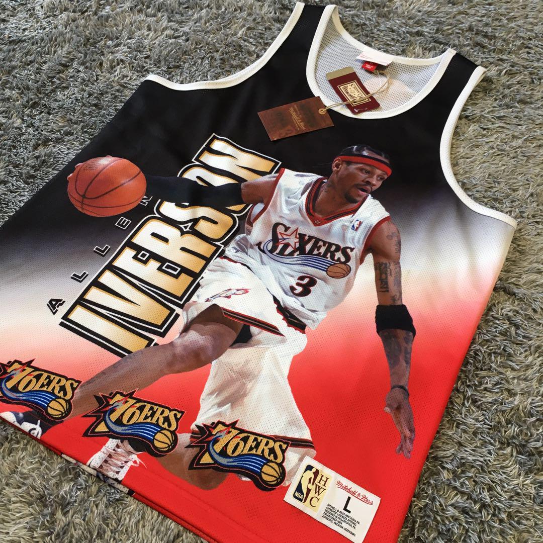 新品　NBA　タンクトップ　メンズL　アイバーソン　ユニフォーム