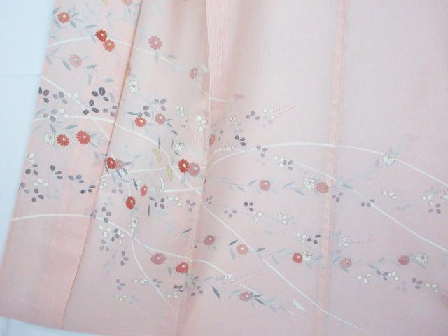 未着用に近い！絹紗＊菊＆女郎花＊ラグジュアリー＊夏物＊訪問着＊１６０ｃｍ＊裄６４ 未着用に近い！絹紗＊菊＆女郎花＊ラグジュアリー＊夏物＊訪問着