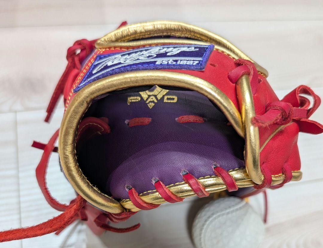 Rawlings 野球グローブ 　レッド×バイオレット