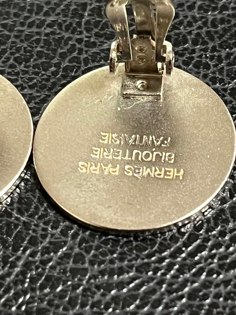 美品　エルメス セリエ　イヤリング シルバー