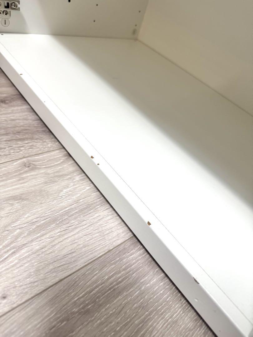 IKEA BESTÅ/ベストー テレビボード テレビ台 幅180cm 白　グレー