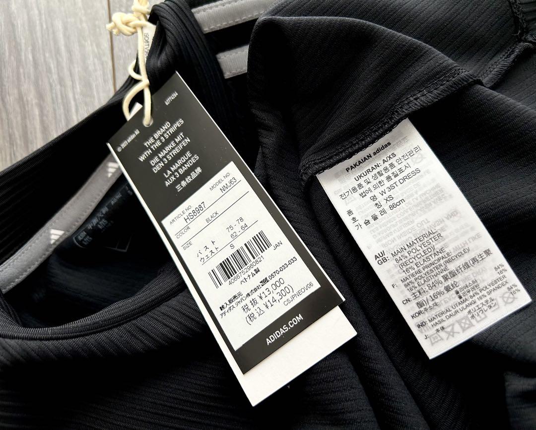 新品 レディース adidas アディダス ゴルフワンピース 吸湿速乾 Sサイズ