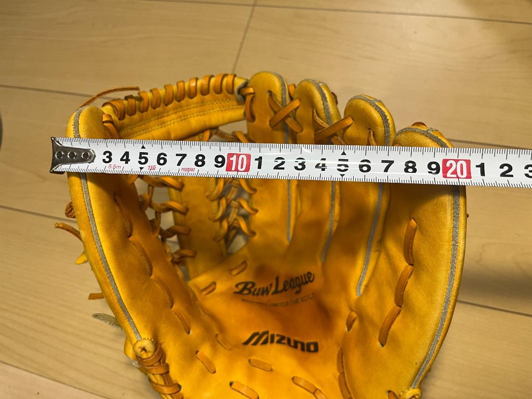 Mizuno Buw League 軟式グローブ イエロー　一般大人用