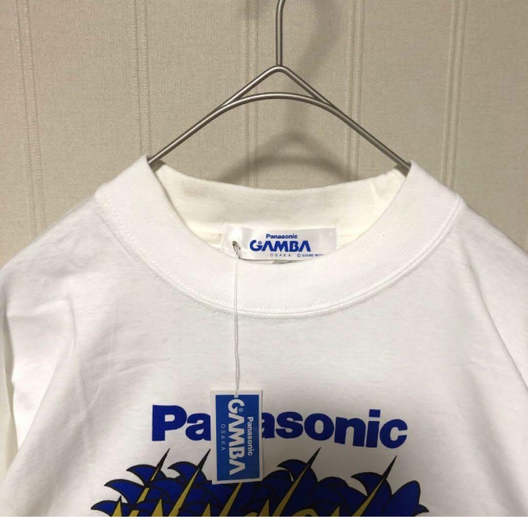 注目ショップ・ブランドのギフト 激レア❗️初期 Jリーグ ガンバ大阪ガンバボーイ Tシャツ 白 応援グッズ