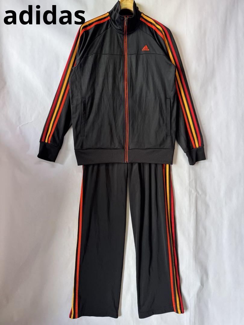 adidas アディダス トラックジャケットジャージ セットアップ サイズO