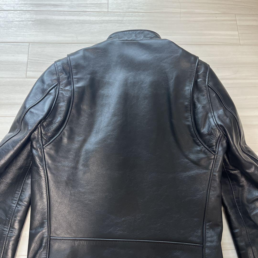 【美品】ホース Schott シングルライダースジャケット 34
