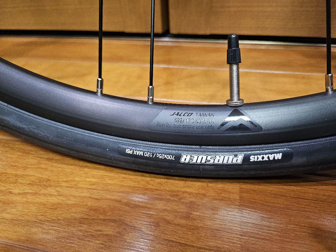 完成車外し 未使用品 MERIDA純正 ロードバイク DISCホイール