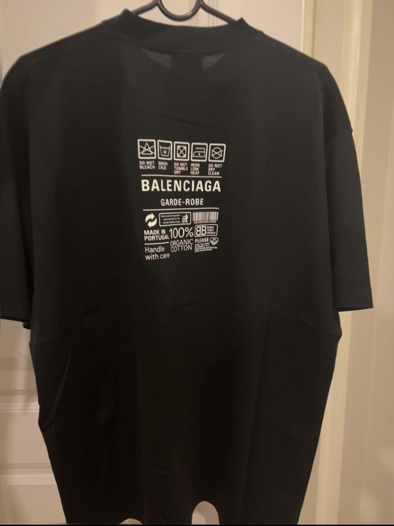 国内配送】 新品BALENCIAGA バレンシアガ Care Label T-shirt Tシャツ