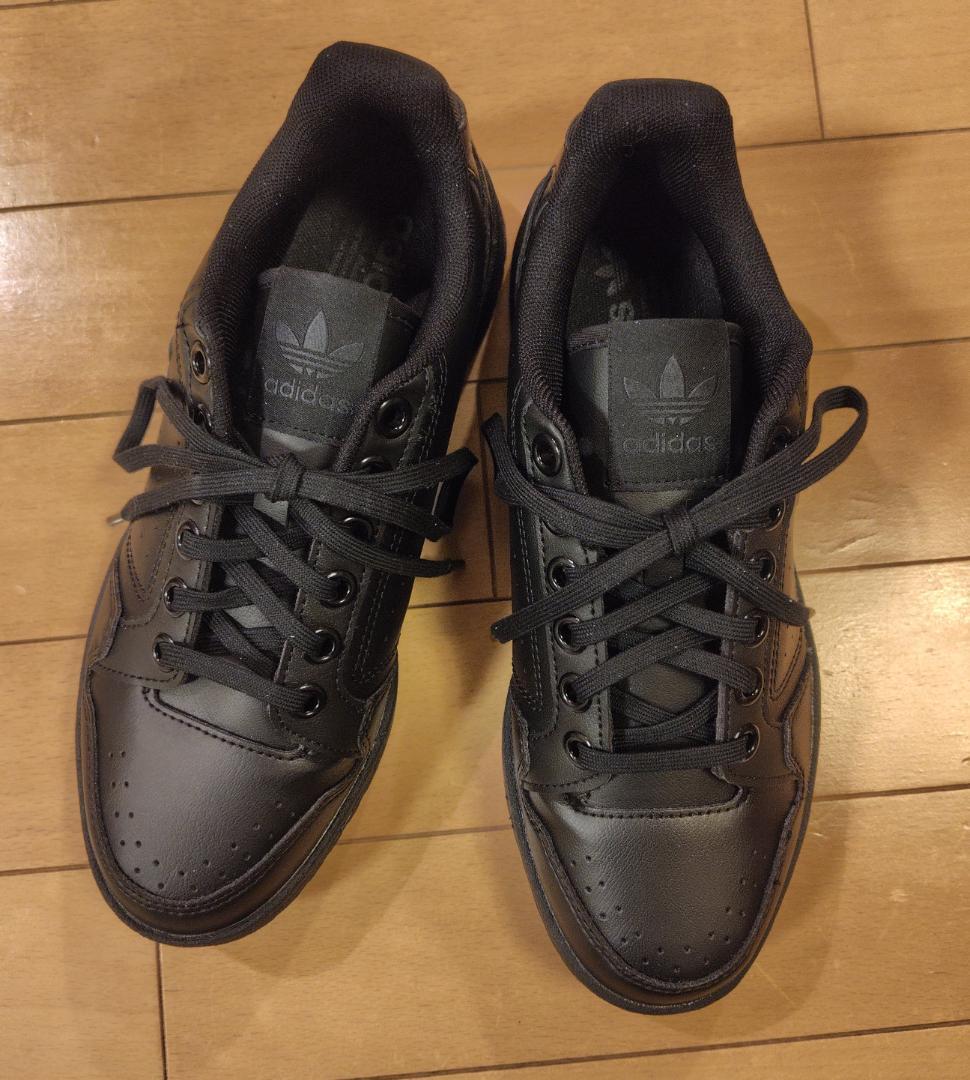 adidas originals ブラックスニーカー 24.5cm