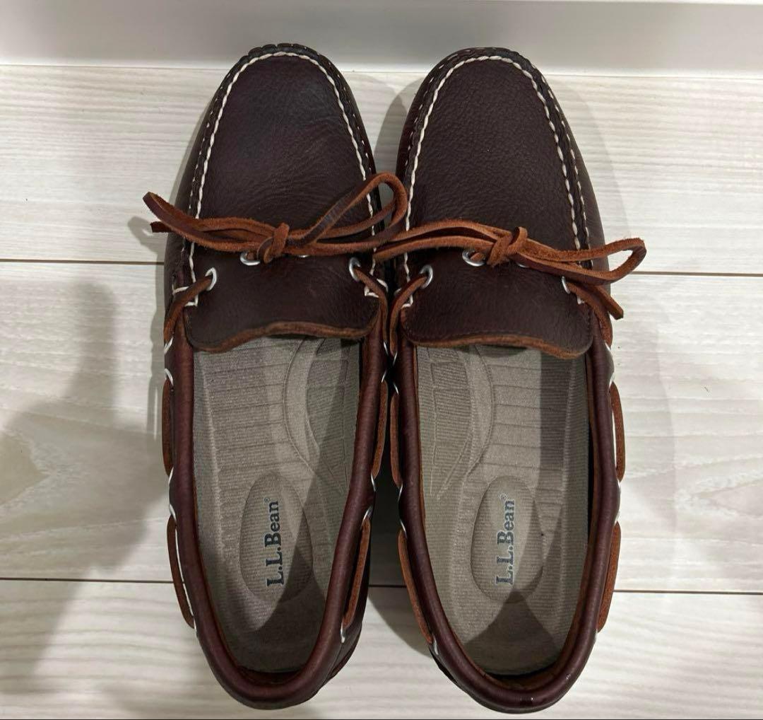 L.L.Bean エルエルビーン　デッキシューズ　メンズ　革靴　ローファー
