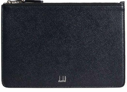 定価4万dunhill カドガンジップポーチ ブラック W6Gxk-m30432116588 ダンヒル 低価NEW