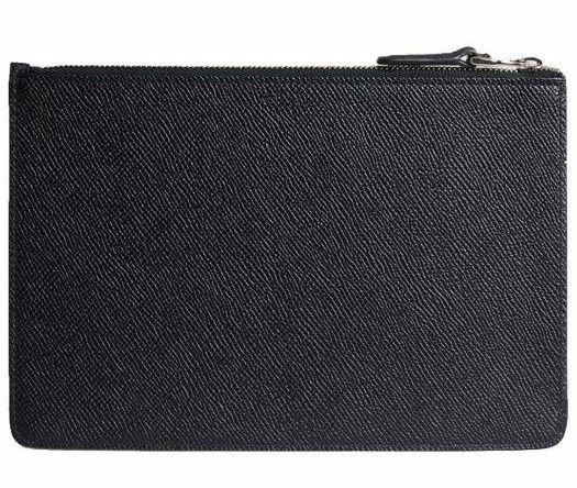 定価4万dunhill カドガンジップポーチ ブラック W6Gxk-m30432116588 ダンヒル 低価NEW