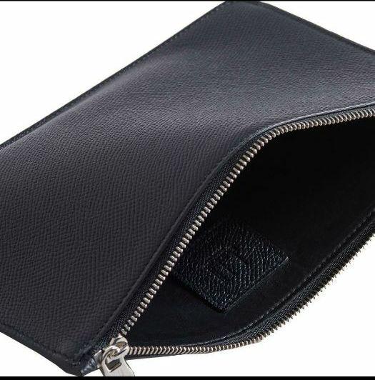 定価4万dunhill カドガンジップポーチ ブラック W6Gxk-m30432116588 ダンヒル 低価NEW