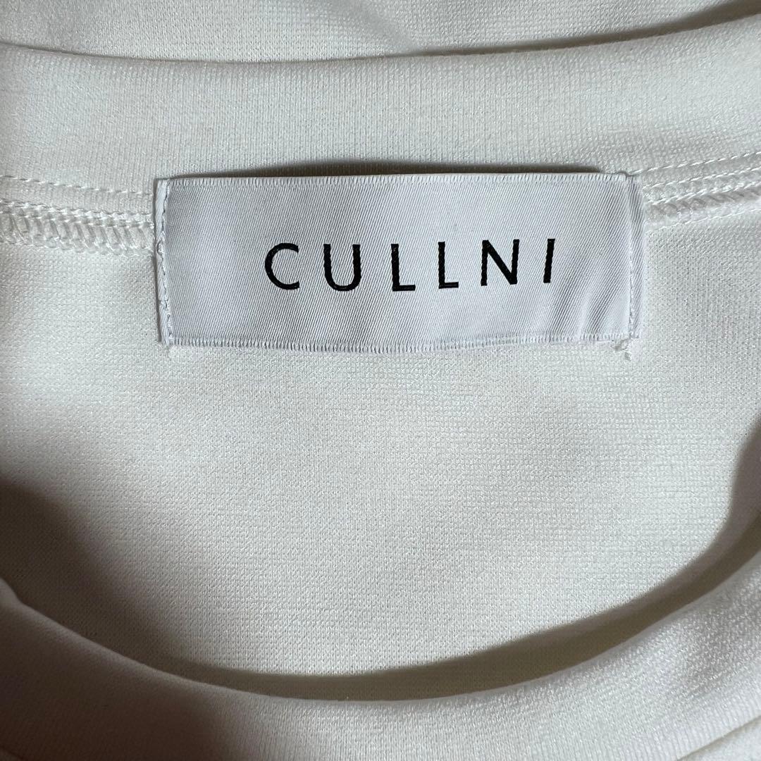 『人気デザイン』 CULLNI Tシャツ センターロゴ 24ss 白 M 『人気デザイン』 CULLNI Tシャツ センターロゴ 24ss 白 M