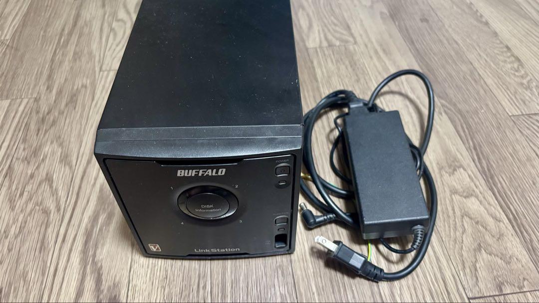 ね*美様 BUFFALO Link Station NAS 本体'(中古。HDD
