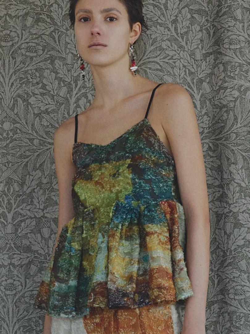 Ameri MEDI RACHEL FLUFFY ART CAMISOLE