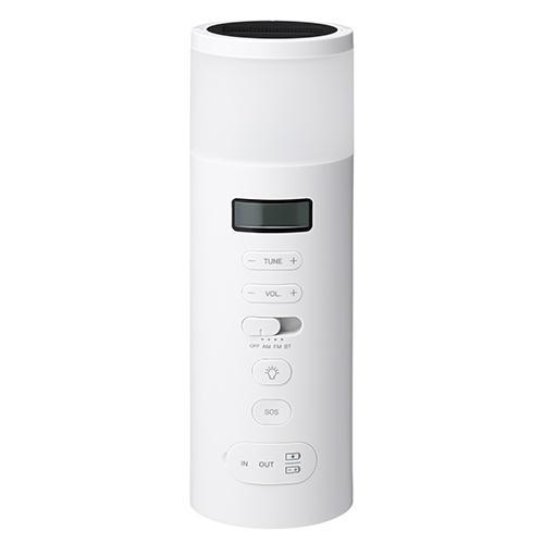 ±0 防災ラジオ 多機能 XAR-J010 ホワイト プラスマイナスゼロ
