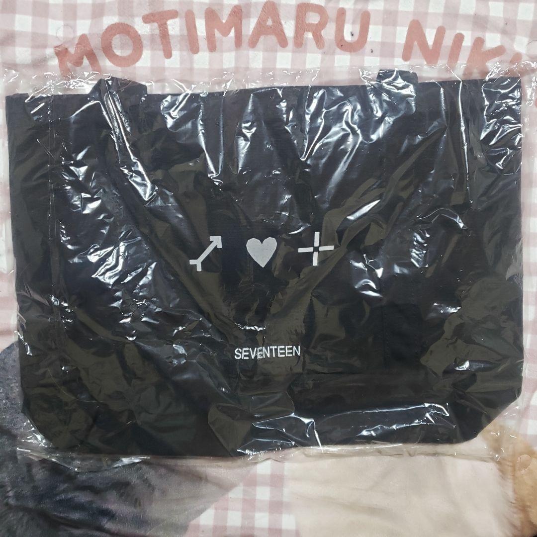 セブチ SEVENTEEN IDEAL CUT 公式 トートバッグ BLACK