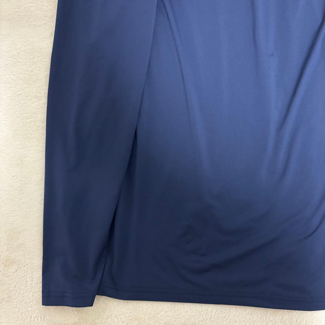 ポロラルフローレン　RLX　長袖ポロシャツ　ネイビー　ゴルフ　Lサイズ