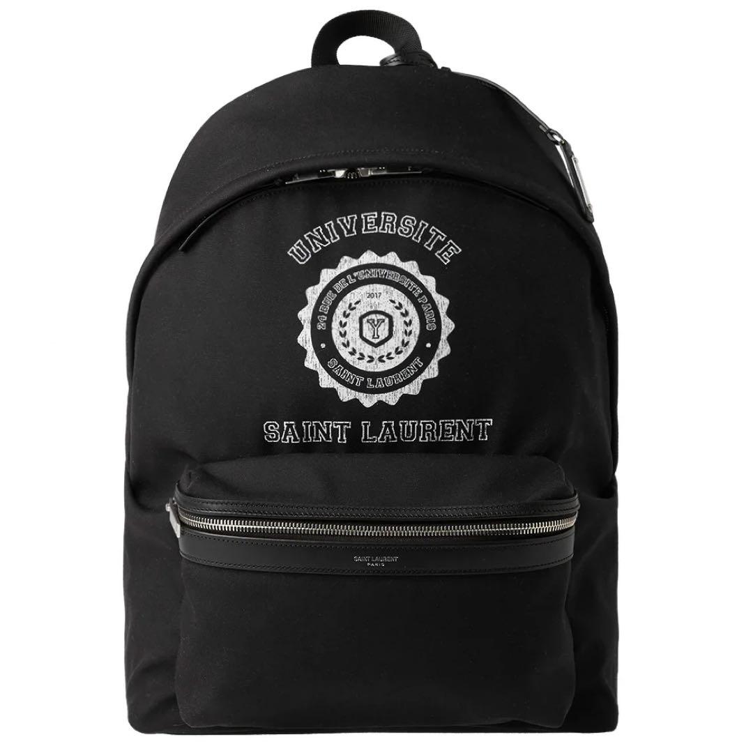 SAINT LAURENT universite バックパック　ブラック