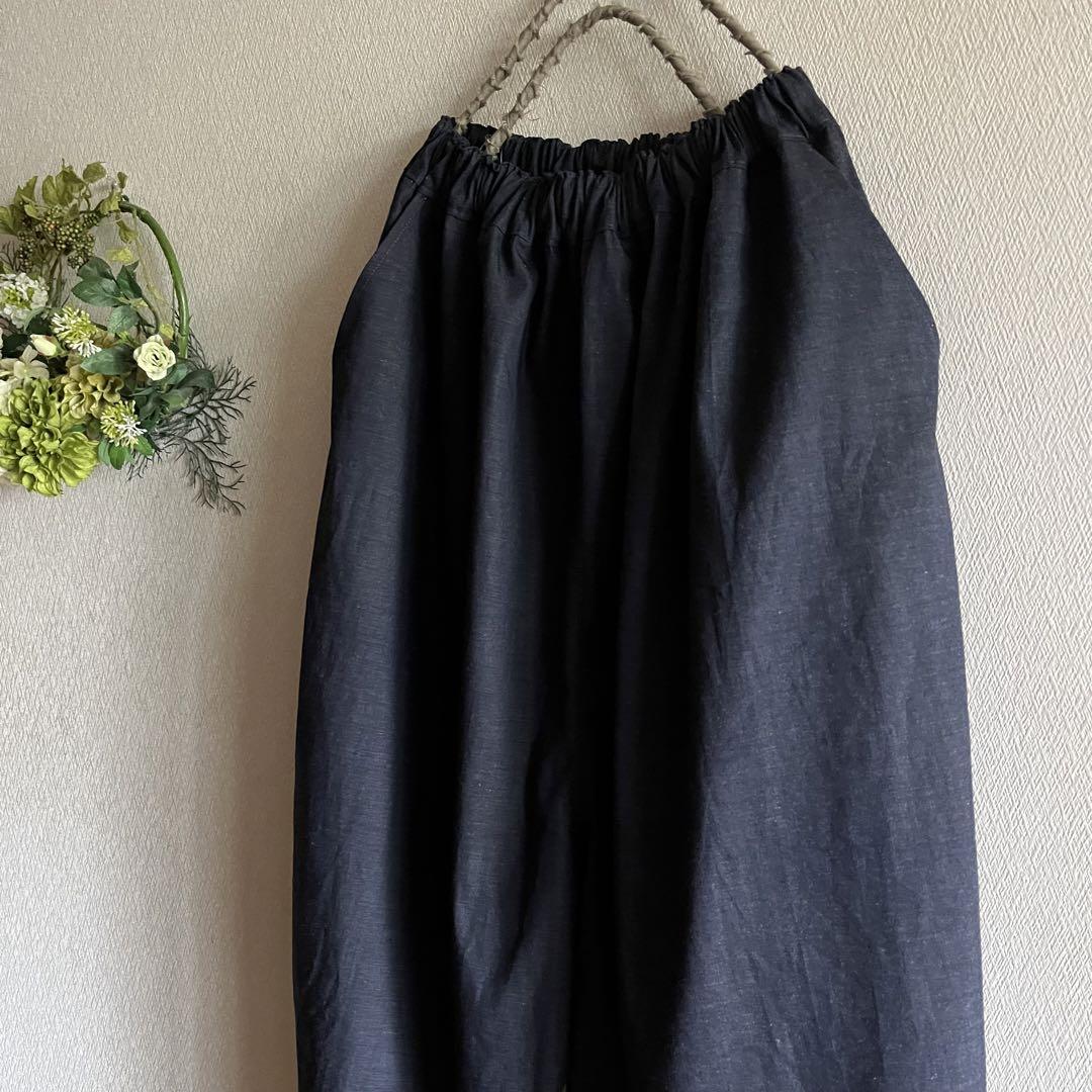 #24272 ハルソラタン　綿100%  バルーンパンツ　丈94cm