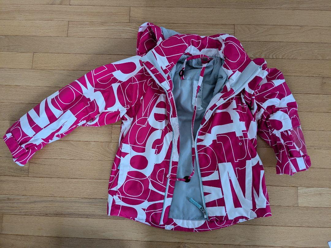 １３０★DESCENTE　デサント　子供用　スキーウェア　上下　女の子