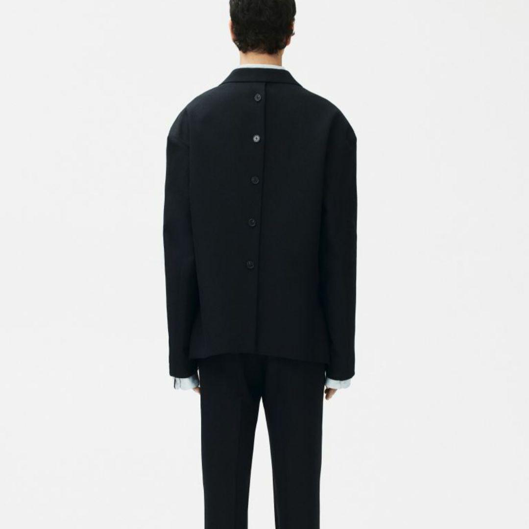 rokh H&M ボタンディテール レザーブレザー サイズS