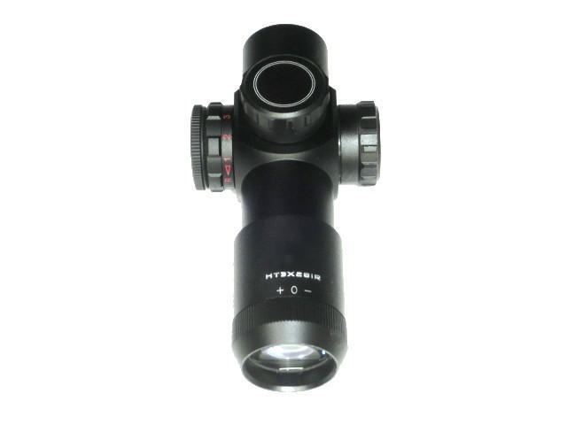 3倍ショートスコープ3X28赤緑発光小型コンパクトスコープ新品