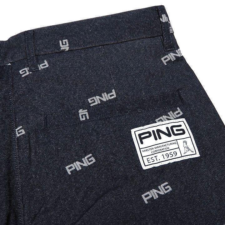 新品 PING ピン ゴルフ 総柄 ストレッチパンツ 定価22000円 黒 M 新品 PING ピン ゴルフ 総柄 ストレッチパンツ 定価22000円 黒 M