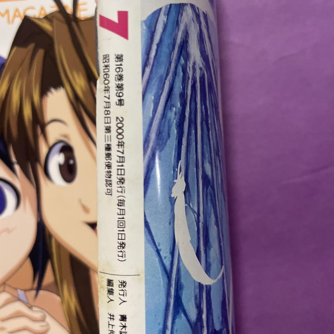 美品 Newtype 2000/7 付録つき ラブひな デジキャラポスター