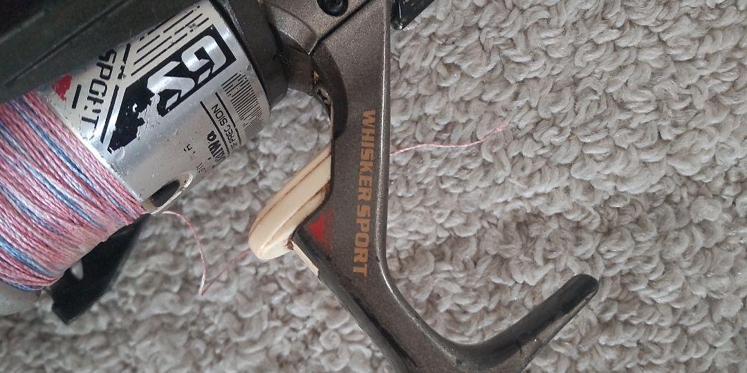Daiwa.ss850whisker　PEライン付き