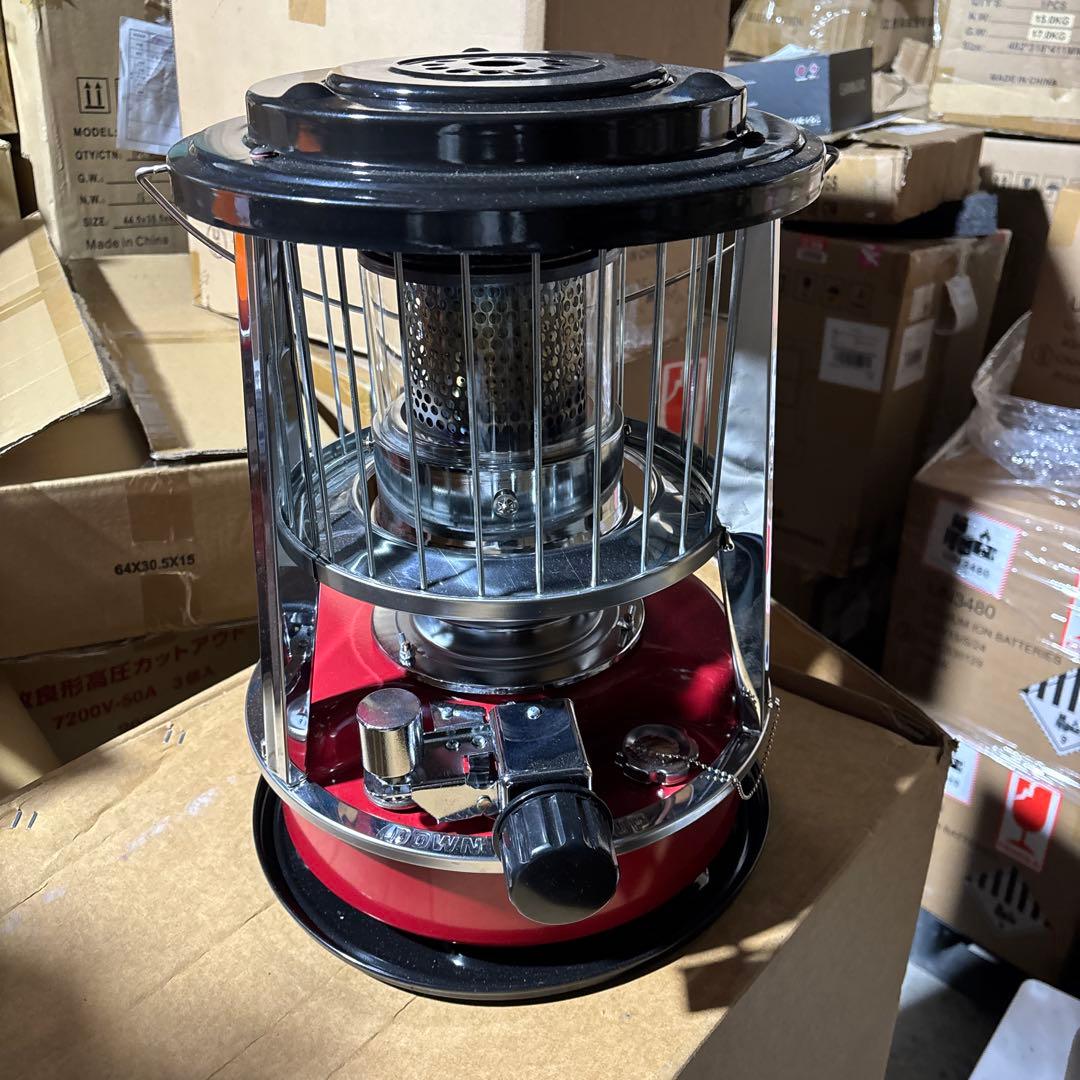 灯油ストーブ 手動調整式 転倒防止装置有