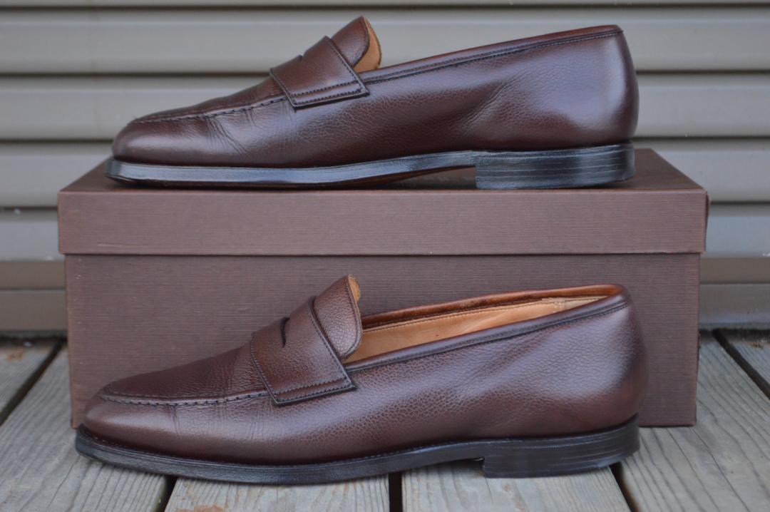 CROCKETT＆JONES MAINE 7E ダークブラウン ローファー - メルカリ