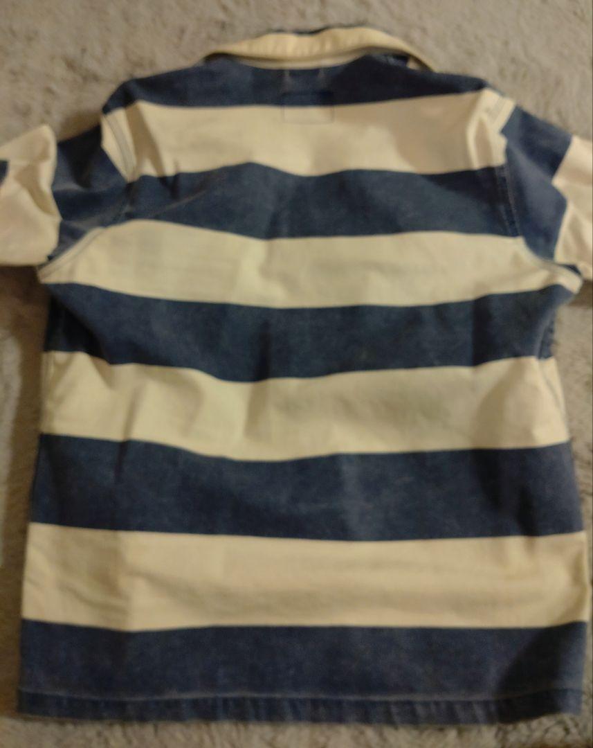美品　schott デニムトラッカージャケット プリズン ストライプ USED