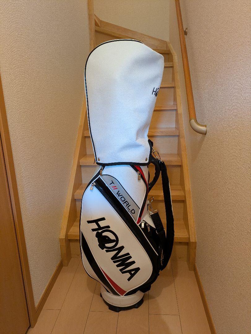 HONMA TW WORLD キャディバッグ ホワイト/ブラック
