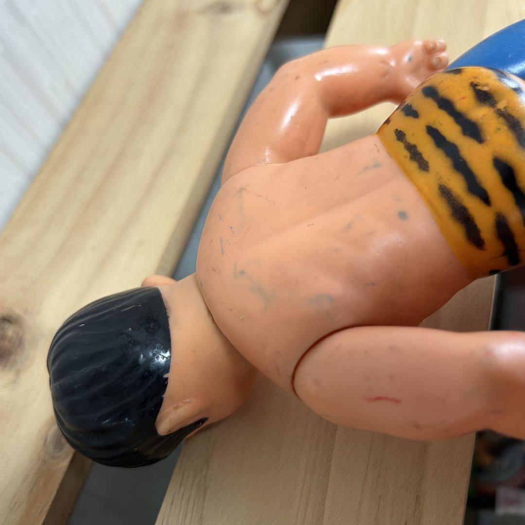 ひらパー　タイガーマスク　中嶋製作所　ソフビ　当時物　年代物