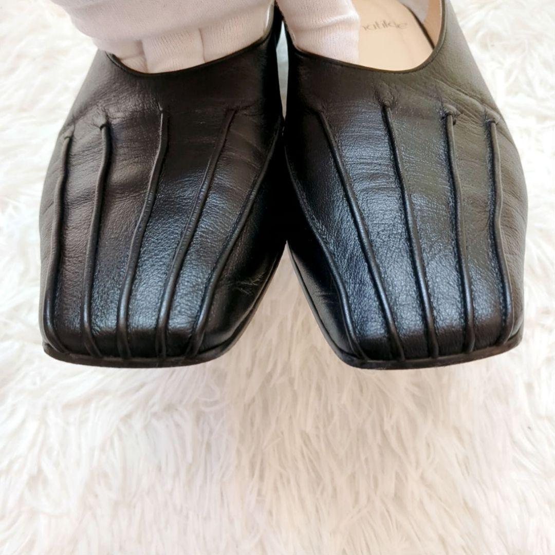 m.matilde エム・マチルダ　レザー　フラットシューズ　repetto m.matilde エム・マチルダ レザー フラットシューズ repetto 黒