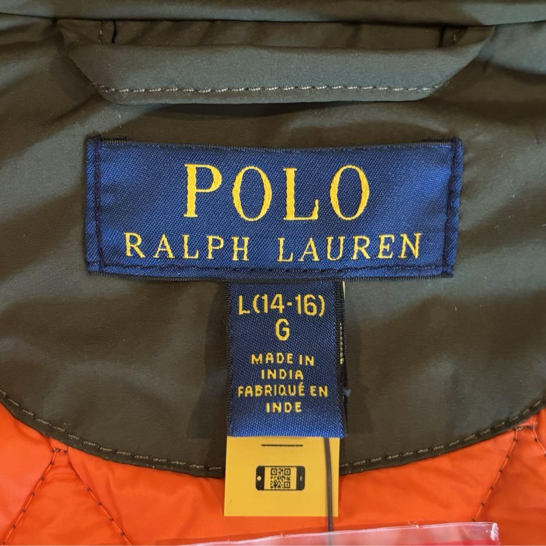 Ralph Lauren ダークグリーン キッズコート