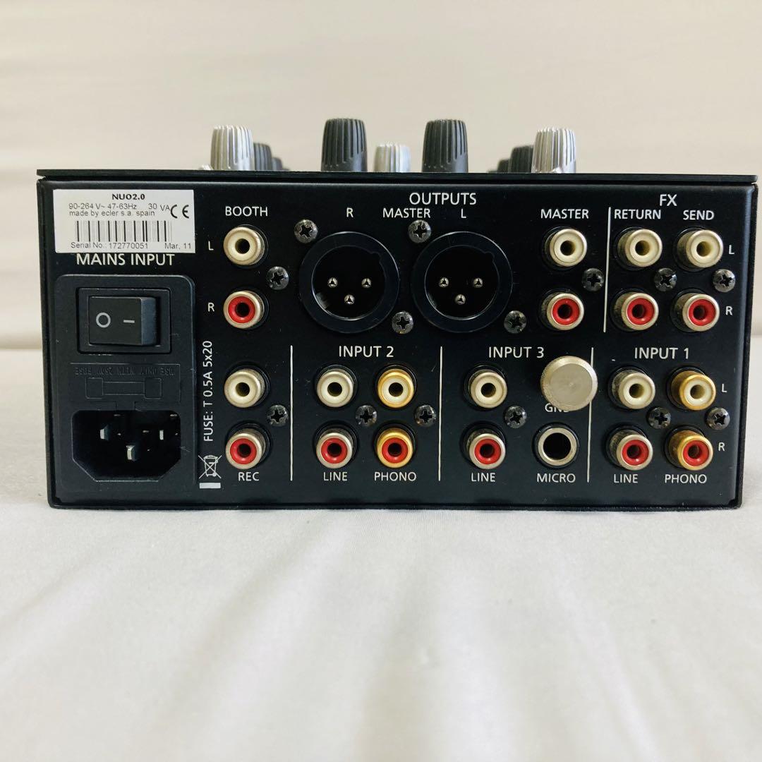 ECLER エクラー NUO2.0 DJミキサー ECLER ( エクラー ) NUO2.0 - 2chDJミキサー 送料無料