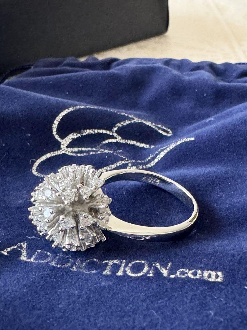 未使用♥️EVE'S ADDICTON CZ ×スターリングシルバーリング 11