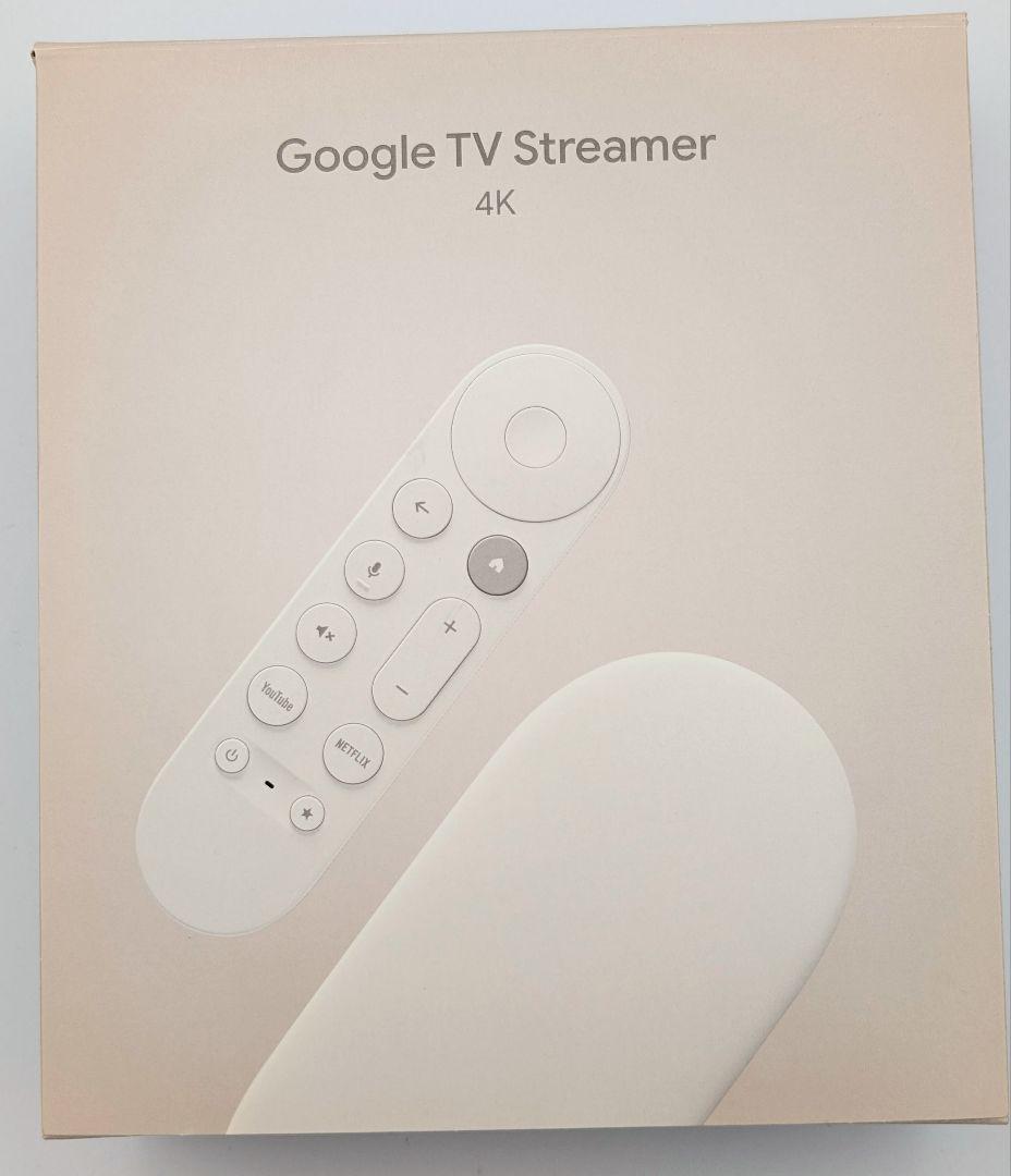 【新品】4K対応のChromecast with Google TVホワイト Amazon.co.jp: Google グーグル GA01919-JP [Chromecast with