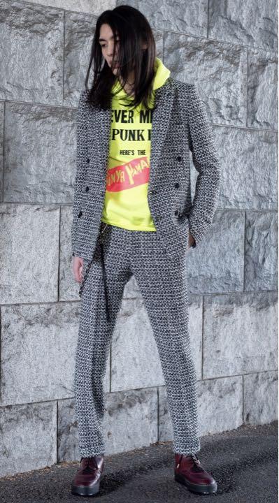Shinya yamaguchi 19AW シンヤヤマグチ ツイードスーツ M
