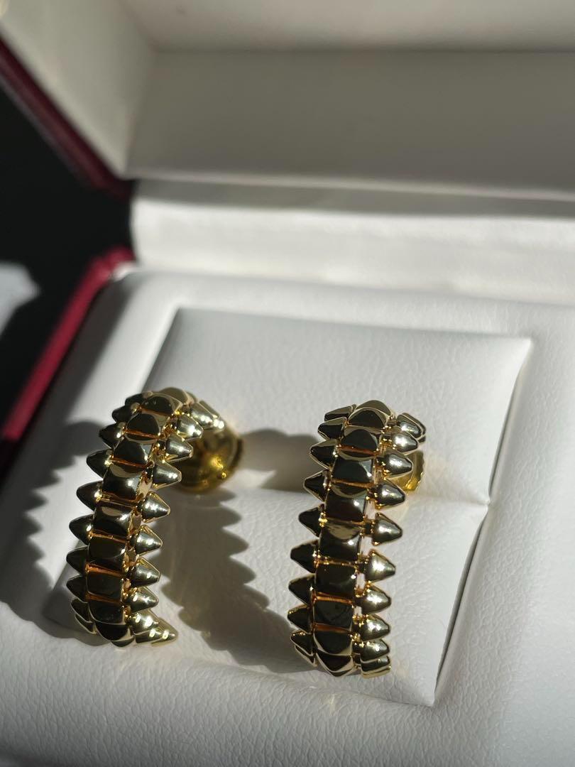 最高品質✨ハイクオリティ✨クラッシュ　フープピアス　K18 ゴールド　PT950