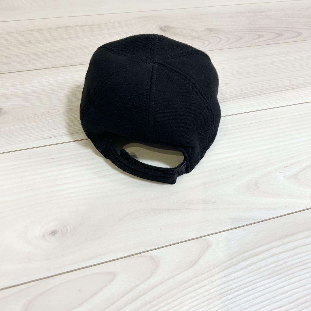BURBERRYチルドレン　キッズキャップ ロゴ入り　ブラック52㎝