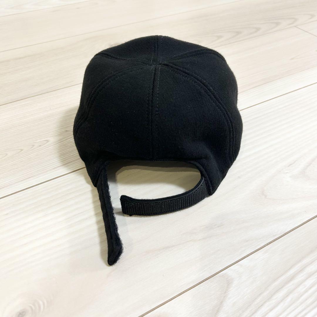 BURBERRYチルドレン　キッズキャップ ロゴ入り　ブラック52㎝