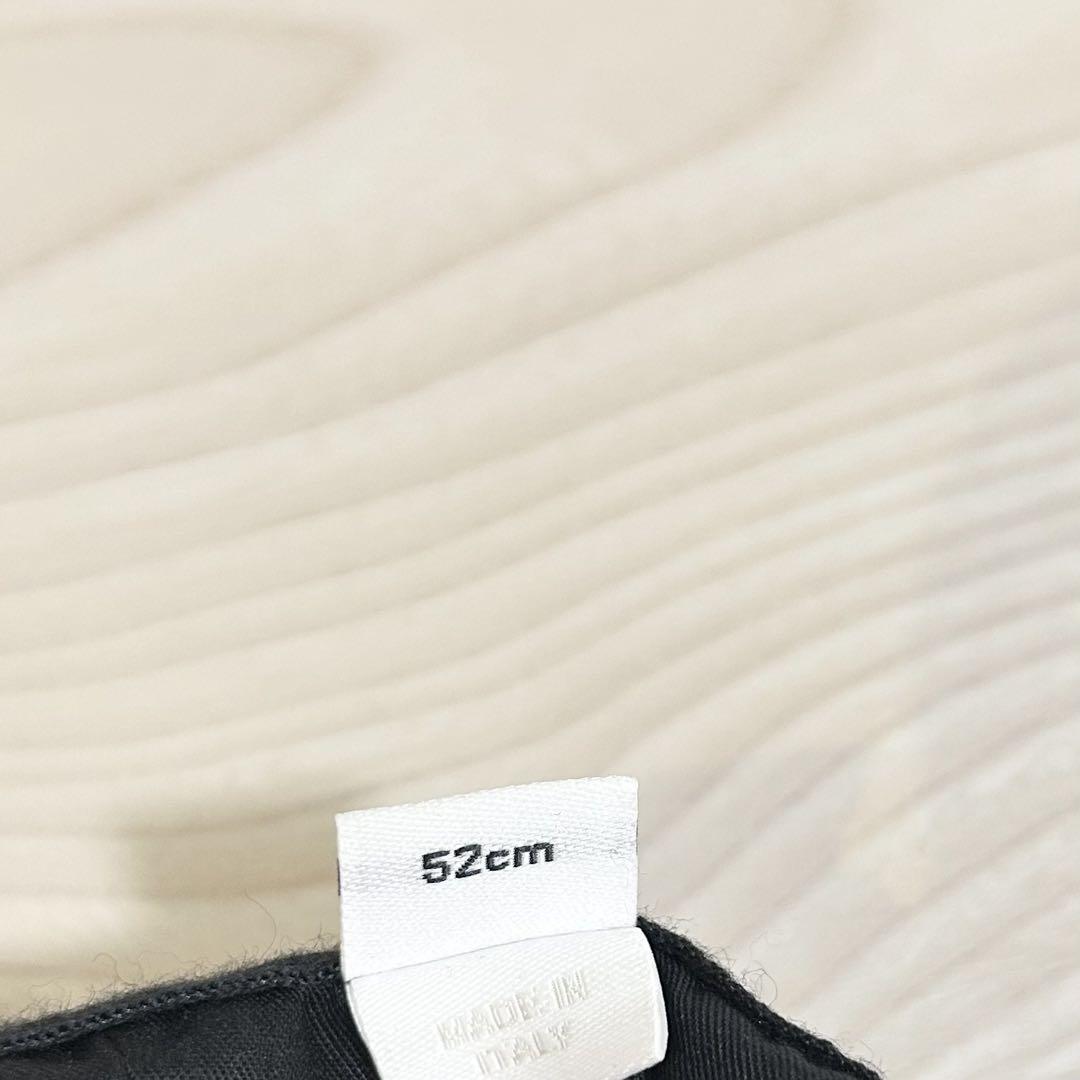 BURBERRYチルドレン　キッズキャップ ロゴ入り　ブラック52㎝